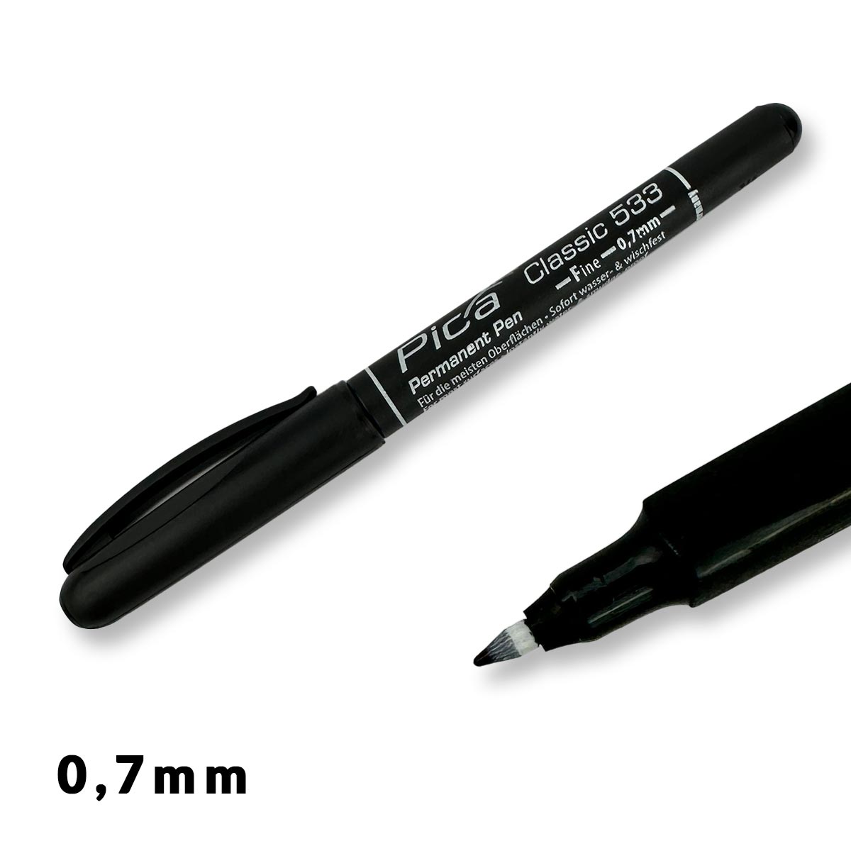 Flomaster 0,7mm Crni Pica