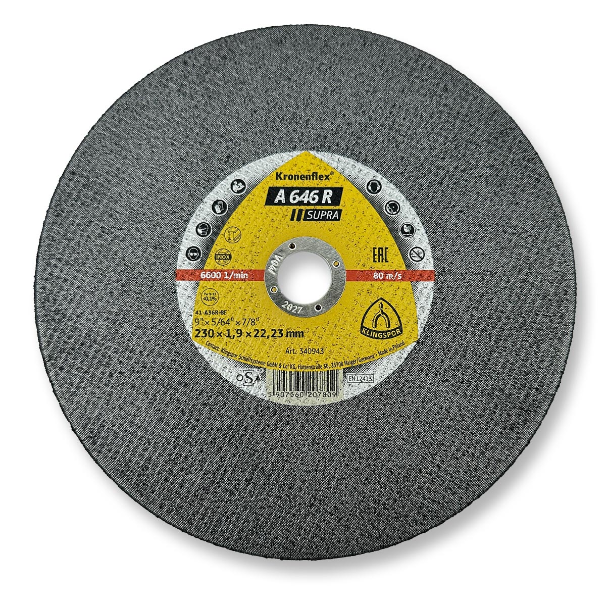 Klingspor Rezna ploča 230x1.9