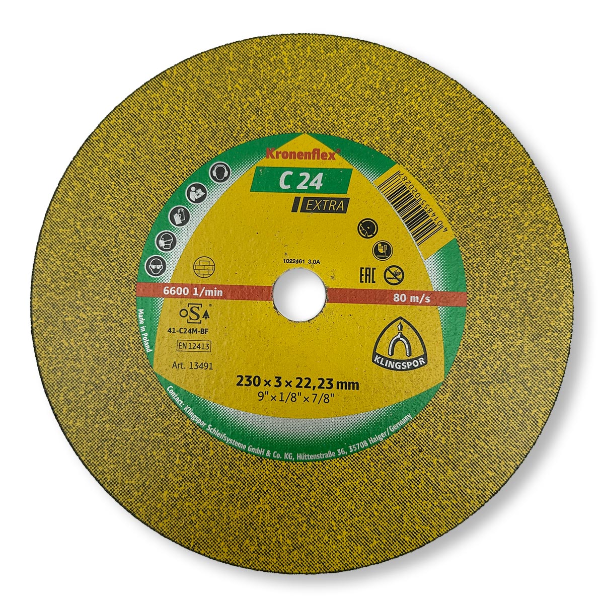 Klingspor Rezna ploča 230x3 C