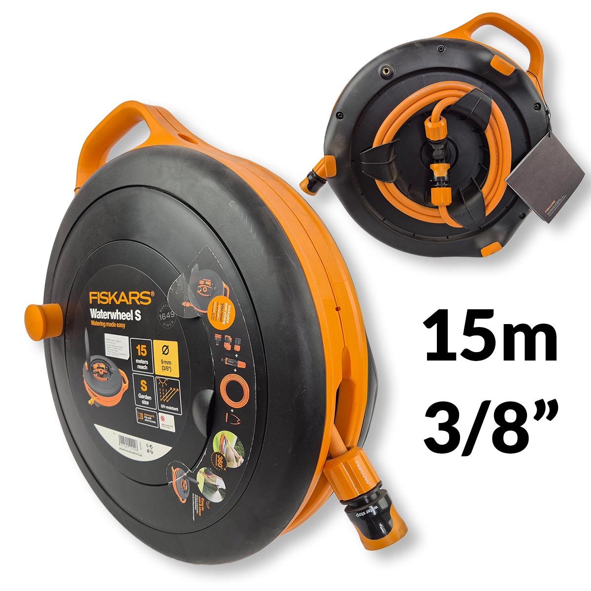 FISKARS Crijevo za vodu 15 m 3/8"  kolut