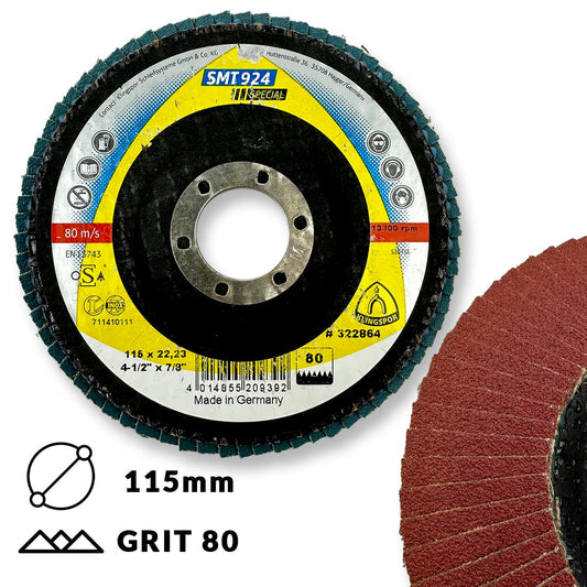 Klingspor Brusna ploča LBD 115mm SMT924 GR.80 CERAMIC