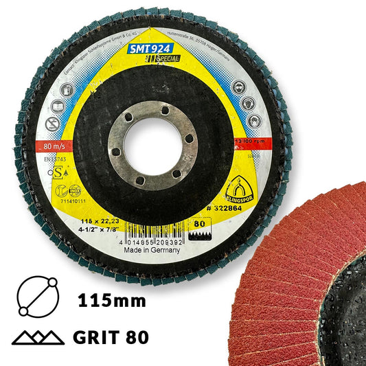 Klingspor Brusna ploča LBD 115mm SMT924 GR80 Ceramic