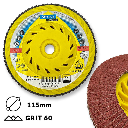 Klingspor Brusna ploča LBD 115mm SMT975 GR60