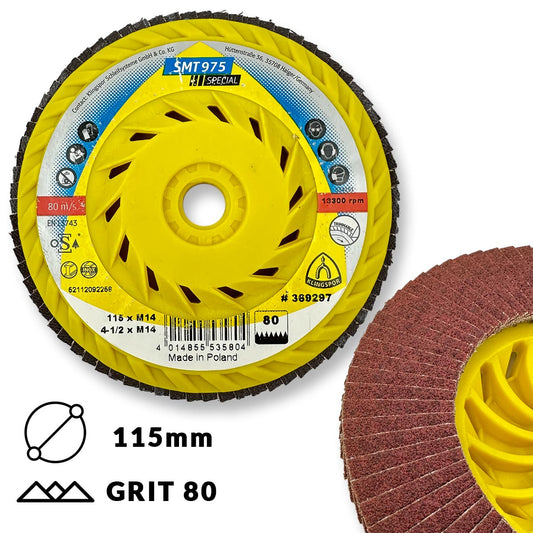 Klingspor Brusna ploča LBD 115mm SMT975 GR80