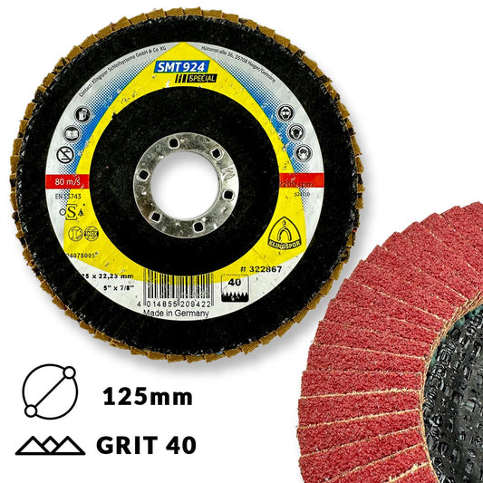 Klingspor Brusna ploča LBD 125mm GR40 SMT924 Ceramic