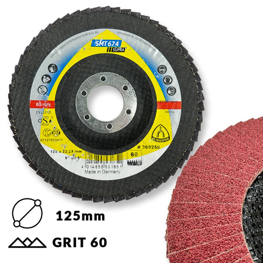 Klingspor Brusna ploča LBD 125mm SMT674 GR.60