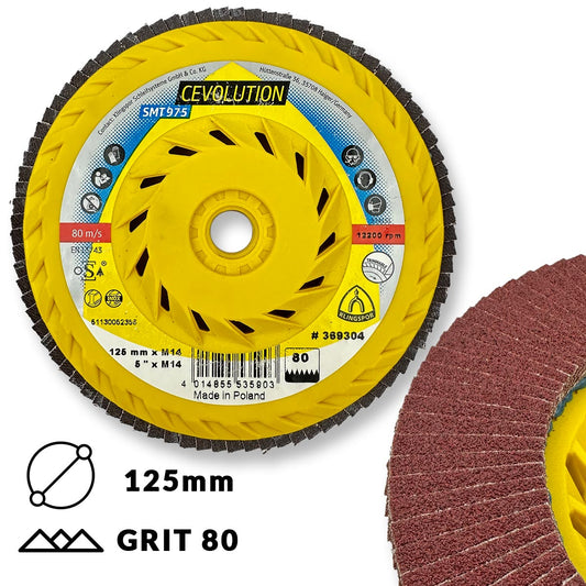 Klingspor Brusna ploča LBD 125mm SMT674 GR80