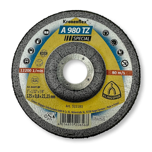 Klingspor Rezna ploča 125x0.8 INOX