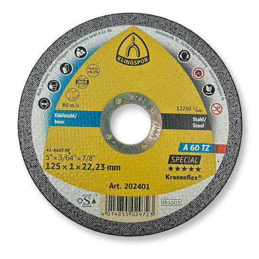 Klingspor Rezna ploča 125x1 A60 TZ
