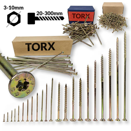 TORX vijak za drvo - 70 dimenzija